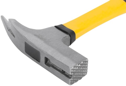 Молоток кровельщика кованый, фибергласовая усиленная прорезиненная ручка, 600 гр. | код 44522 | FIT фото 4