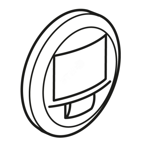 Celiane Лицевая панель датчика движения двухпроводного 250Вт без нейтрали ручное управление 067226 белый | код 68026 | Legrand