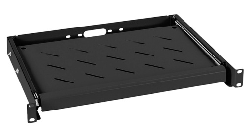 Cabeus JE10-BK Выдвижная полка 19 для клавиатуры, цвет черный (RAL 9004) | код 8633c | Cabeus