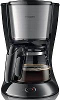 Кофеварка капельная Philips HD7462/20 1000Вт черный/серебристый | код 1645281 | PHILIPS