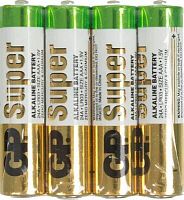 Батарея GP Super Alkaline 24ARS LR03 AAA (4шт) спайка | код 562879 | GP
