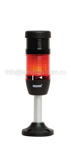 Сигнальная колонна 50 мм, (IP40) красная, 24V AC/DC, стробоскоп FLASH, зуммер, алюм. патрубок 100 мм, IK51F024ZM03 | код IK51F024ZM03 | EMAS Сигнальная колонна 50 мм, (IP40) красная, 24V AC/DC, стробоскоп FLASH, зуммер, алюм. патрубок 100 мм, IK51F024ZM03 | код IK51F024ZM03 | EMAS