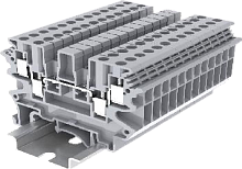 303941 Клемма UK 2-2 проходная винтовая, сеч.2.5мм2, сер., шт | код 303941 | SUPU