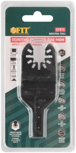 Полотно пильное фрезерованное ступенчатое, сталь SK-5, 10х0,63 мм | код 37971 | FIT фото 3