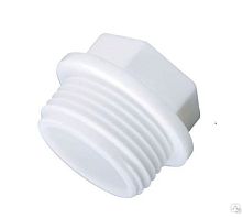 Заглушка резьбовая 25 х 3/4 полипропиленовая PPR белая (10163025) | код 00000016286 | Valfex