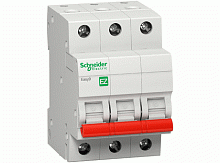 Модульный автоматический выключатель Easy9 EZ 3 полюса, 50А, х-ка C | код. EZ9F34350 | Schneider Electric 