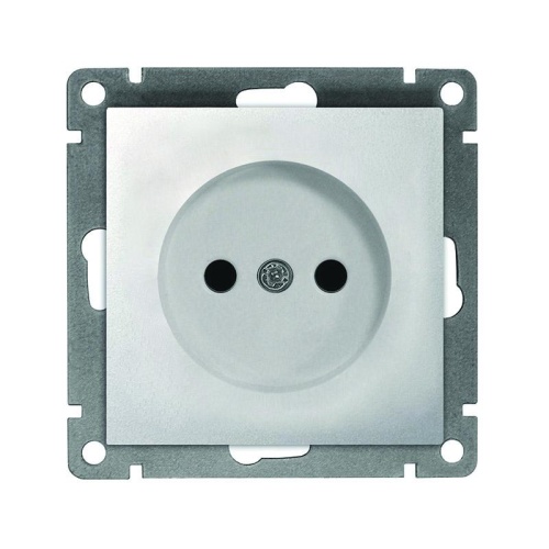 Розетка 1-м СП Афина 16А IP20 без заземл. механизм серебр. | код A0022-S | Universal Розетка 1-м СП Афина 16А IP20 без заземл. механизм серебр. | код A0022-S | Universal
