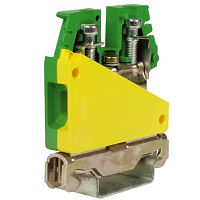 TE.10/O, зажим для заземления желт.зелен 10 кв.мм (замена на TUR-10-PE) | код ZTO500 | DKC