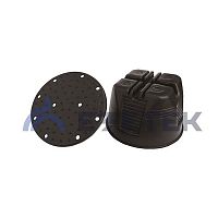 Держатель проводника круглого 8-10 мм для плоской кровли, пластик с бетоном | код 91053 | ЕЗЕТЕК