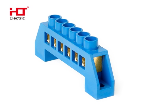 Шина N нулевая в изоляторе ШНИ-6х9-6-КС-синий HLT | код 081-04-022 | HLT Шина N нулевая в изоляторе ШНИ-6х9-6-КС-синий HLT | код 081-04-022 | HLT