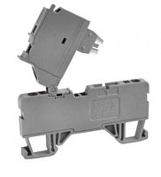 OPK 2,5 SLD 110VAC/DC Клеммник пруж.быстрозажимной (Push in) с держ.предохр.(5х20), 2,5 мм.кв., с индикацией 110VAC/DC. (серый) | код 1020256 | ONKA