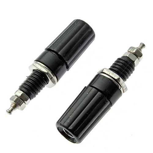 Клемма приборная RUICHI ZP-019 4 мм, чёрный, под гайку | код 96471 | Ruichi