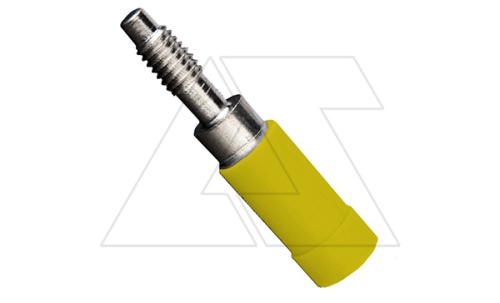 Гнездо тестовое изолированное TPSLSY для клемм с размыкателем CDS6U, желтое | код TPSLSY | Connectwell