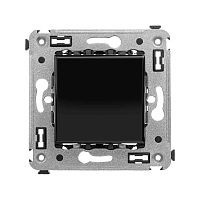 Кнопка одноклавишная в стену, Avanti, Черный квадрат | код 4402153 | DKC