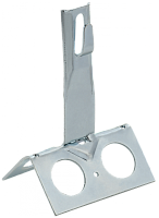 Дер. пр. кр. 6-8мм кон. шир. h=100мм оц. сталь IEK | код ZDP81-11-4-68-100 | IEK