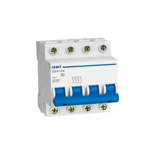 Автоматический выключатель DZ47-60 4P 2A 4.5kA х-ка C (CHINT) | код 188012 | CHINT