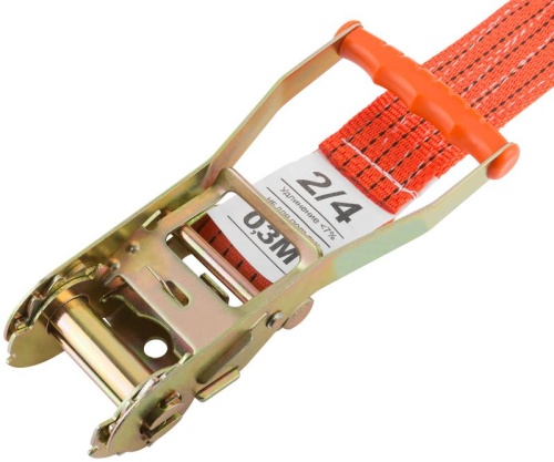 Ремень для крепления груза, храповый механизм 196 мм, лента 50 мм x 10 м, 2000 / 4000 кг | код 64922 | FIT фото 6