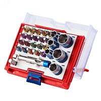 Набор вставок ''бит'' 1/4' TORX HEX PZ PH SLOT 28 предметов | код 058-10028C | Мастак