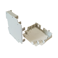 Боковая секция корпуса для РЭА, габариты, Ш х В х Г (мм): 22,5 x 96,5 x 114 , пластик, цвет: серый, серия wiebox STANDARD | код 01.004.5000.0 | Wieland