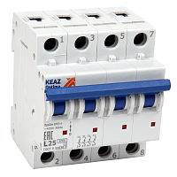 Автоматический выключатель OptiDin BM63-4NK50-ОМ4-РЕГ | код 281888 | КЭАЗ