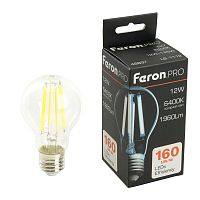 Лампа светодиодная LED 12вт Е27 дневной FILAMENT Feron.PRO | код 48897 | Feron