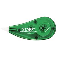 Корректирующая лента STAFF, 5 мм х 5 м, корпус зеленый, блистер, 226811 | код 226811 | STAFF