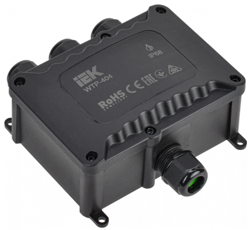 Коробка распред. герметичная WTP-404 4 ввода IP68 IEK | код UWB10-O-450-41-04-68 | IEK Коробка распред. герметичная WTP-404 4 ввода IP68 IEK | код UWB10-O-450-41-04-68 | IEK