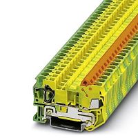 Клемма защитного провода QTCS 2,5-PE | код 3206526 | PHOENIX CONTACT