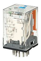 RP6.13.8.024.05 Универсальное реле 3 перекидных контакта 10А (~ 24В AC) 11 штырьковый разъем | код RP613802405 | РЕЛЕОН