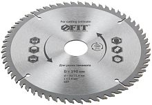 Диск пильный для циркулярных пил по ламинату 190x30/25.4x60T | код 37777 | FIT