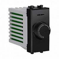 Светорегулятор поворотный AVANTI, 800 Вт, черный квадрат | код. 4402131 | DKC