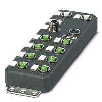 Децентрализ. устройство ввода-вывода AXL E ETH DI8 DO8 M12 6P | код 2701532 | PHOENIX CONTACT