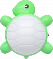 Ночник светодиодный NLA 04-TG ЧЕРЕПАШКА зелёная с выключателем 230В IN HOME | код 4690612029009 | IN HOME