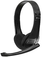 Наушники с микрофоном Оклик HS-M150 черный 2.2м накладные оголовье (428963) | код 428963 | Oklick