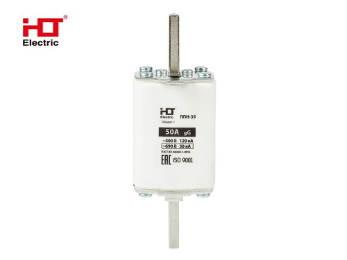 Плавкая вставка предохранителя ППН-35, габарит 1, 250/50А HLT | код 091-01-043 | HLT Плавкая вставка предохранителя ППН-35, габарит 1, 250/50А HLT | код 091-01-043 | HLT