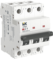 ARMAT Авт. выкл. M06N-DC 3P Z 1А IEK | код AR-M06N-3-Z001DC | IEK