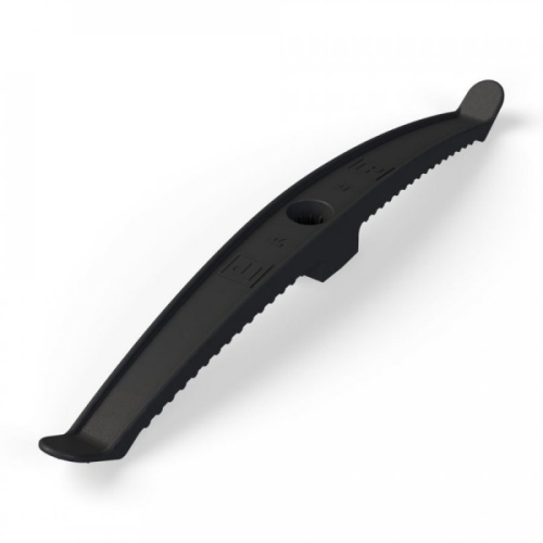 Держатель круглого кабеля двусторонний для прямого монтажа на 16 мест в гофроящике черный (100 шт/кор) Промрукав | код PR13.0488 | ПРОМРУКАВ