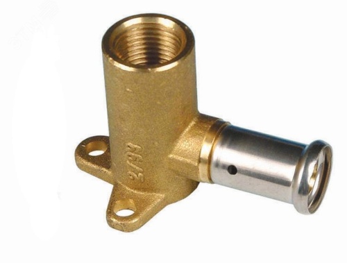 Водорозетка пресс 16х1/2'ВР 52 мм, латунь | код 2P-1604 | Henco Водорозетка пресс 16х1/2'ВР 52 мм, латунь | код 2P-1604 | Henco