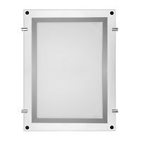 Световая панель бескаркасная тонкая Постер Crystalline LED подвесная двухсторонняя 210х297, видимая часть 190х277, габариты 281х368, 7 Вт REXANT | код 670-1283 | REXANT