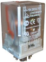 Реле R15-3014-23-1220-K, 4CO, 10A(250VAC/24VDC), AgSnO2, 220VDC, тест-кнопка без блокировки | код A8130-864215 | РЕЛЕ И АВТОМАТИКА