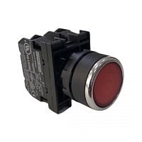 Кнопка с фиксацией красная B102FК (1НО+1НЗ) | код B102FK | EMAS