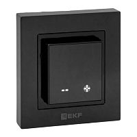 Термостат для теплых полов электронный черный 16 A 230В EKF | код ett-10b | EKF