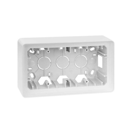 Коробка наружной установки на 2 поста, белый | код 8200760-030 | Simon Коробка наружной установки на 2 поста, белый | код 8200760-030 | Simon