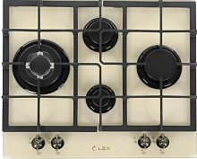 Газовая варочная поверхность Lex GVG 643 C IV слоновая кость | код 1023125 | LEX