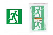 Знак Выход здесь (правосторонний) 150х150мм TDM | код SQ0817-0043 | TDM