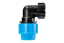 Отвод комбинированный с внутренней трубной резьбой ПРО 32x1М | код 9164 | Джилекс