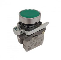 Выключатель Briswik КМЕ 4101м -С зеленый 0но+1нз Цилиндр IP40 УХЛ2 10А | код aD-DB-0Ai-0312 | Briswik