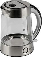 Чайник электрический Tefal KI760D30 1.7л. 2400Вт серебристый (корпус: стекло) | код 1006282 | TEFAL