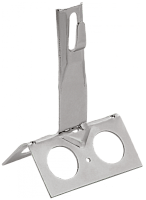 Дер. пр. кр. 6-8мм кон. шир. h=100мм нерж. сталь IEK | код ZDP81-20-4-68-100 | IEK