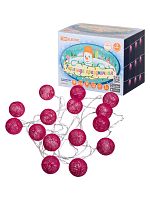 Гирлянда светодиодная Клубочки 3 м, 15LED, белый, 8 режимов, 250В, IP20, TDM | код SQ0361-0094 | TDM